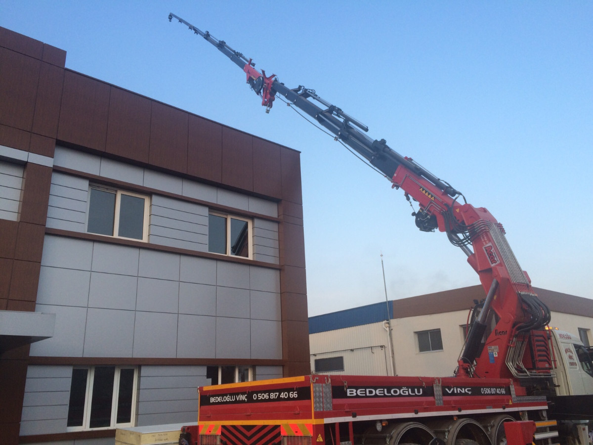 Bedeloğlu vinç kiralama - Ticari bina inşaat vinç hizmeti