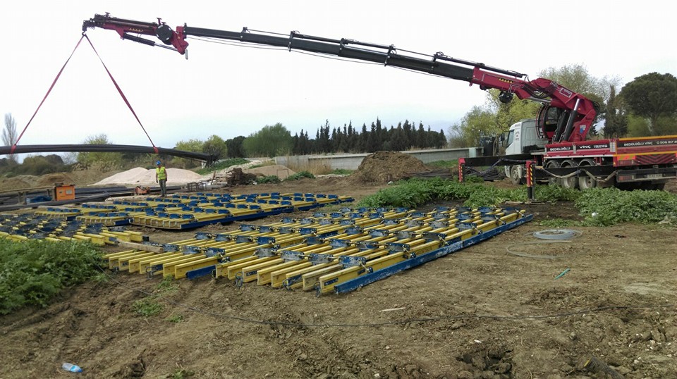 İzmir sepetli vinç kiralama - Çelik konstrüksiyon montaj hizmeti